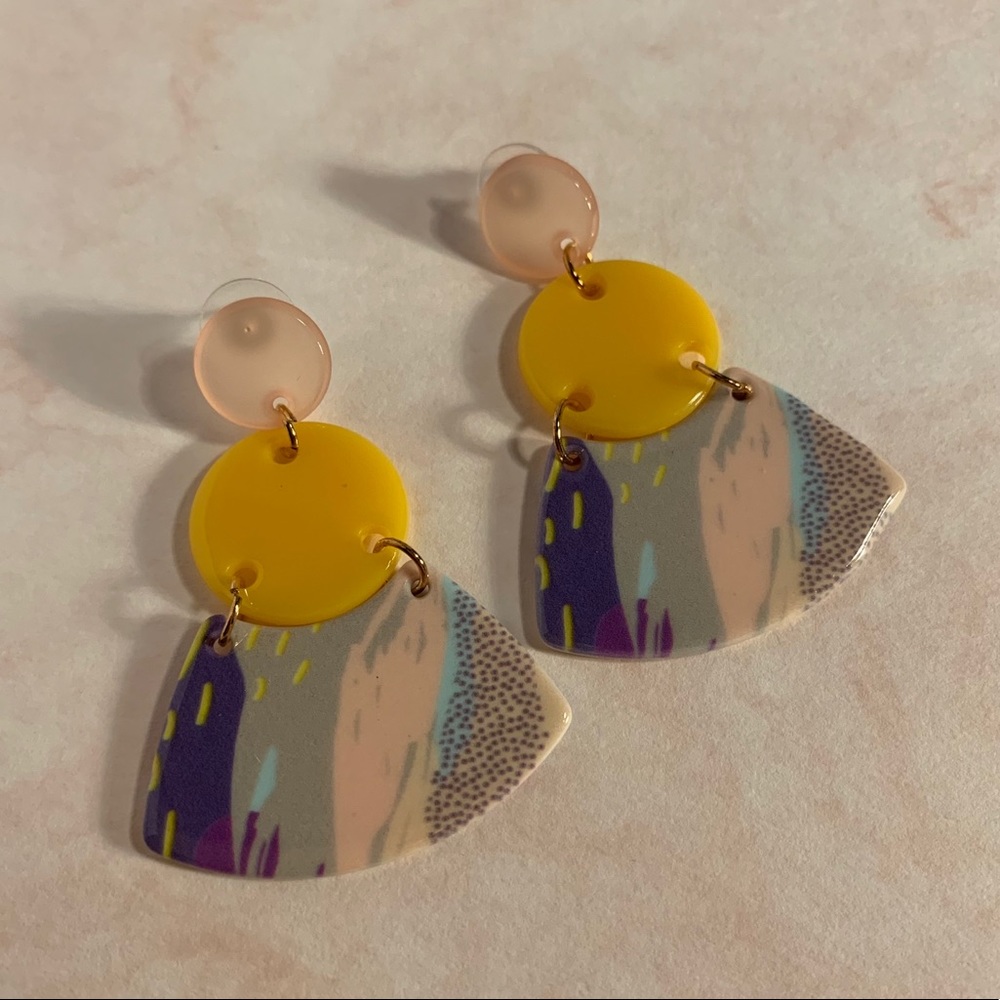 Vintage Inspired Geometric Earrings
